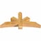 Ekena Millwork Alberta Rough Sawn Timber Gable Bracket, Western Red Cedar, 60"W x 30"H x 6"D x 6"F, 12/12 Pitch GBW060X30X0606ALB00RWR - alternate 4